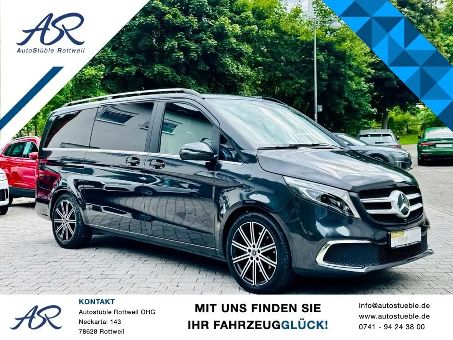 Mercedes-Benz V 300 d Exclusive Edition lang Pano 360° LED Grau - 1