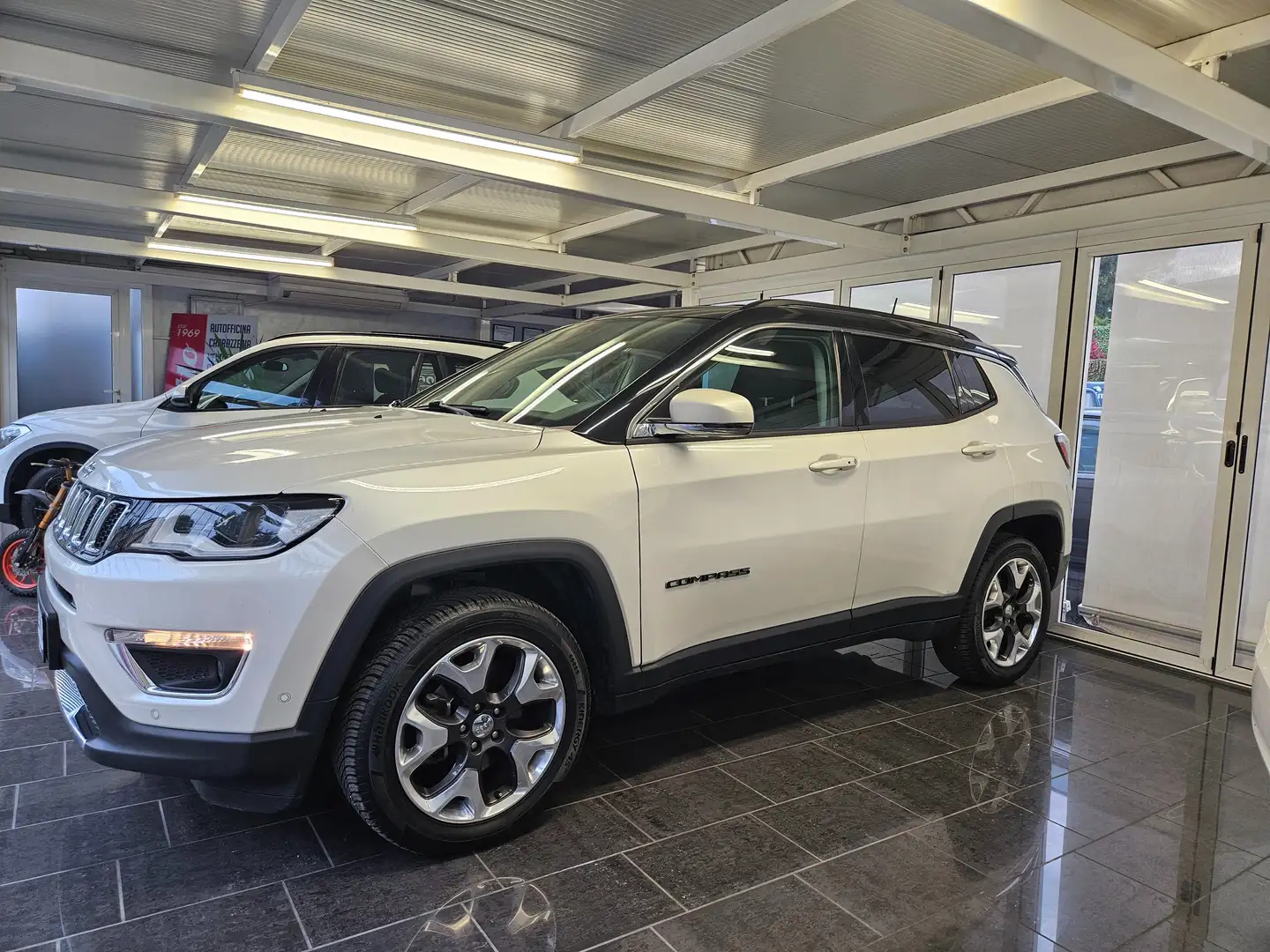 Jeep Compass Compass II 2.0 mjt Limited 4wd 170cv auto Bianco - 2