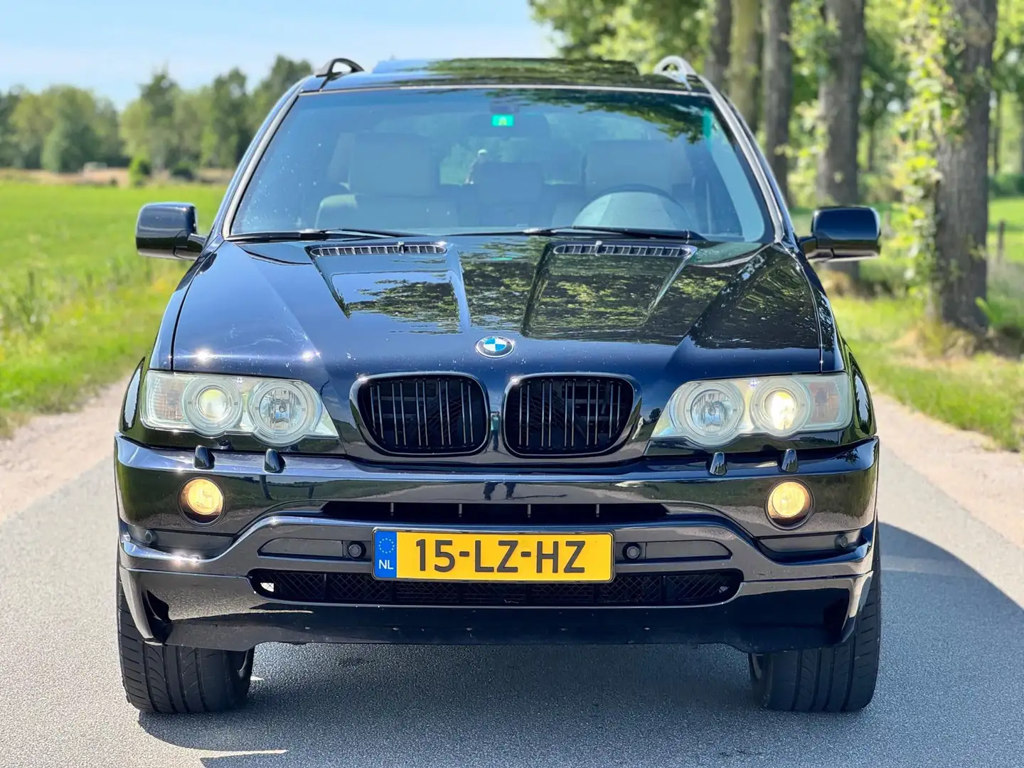BMW X5 4.4i Executive|YOUNGTIMER|AUT|SCHUIFDAK|NAVI|LEDER Zwart - 2