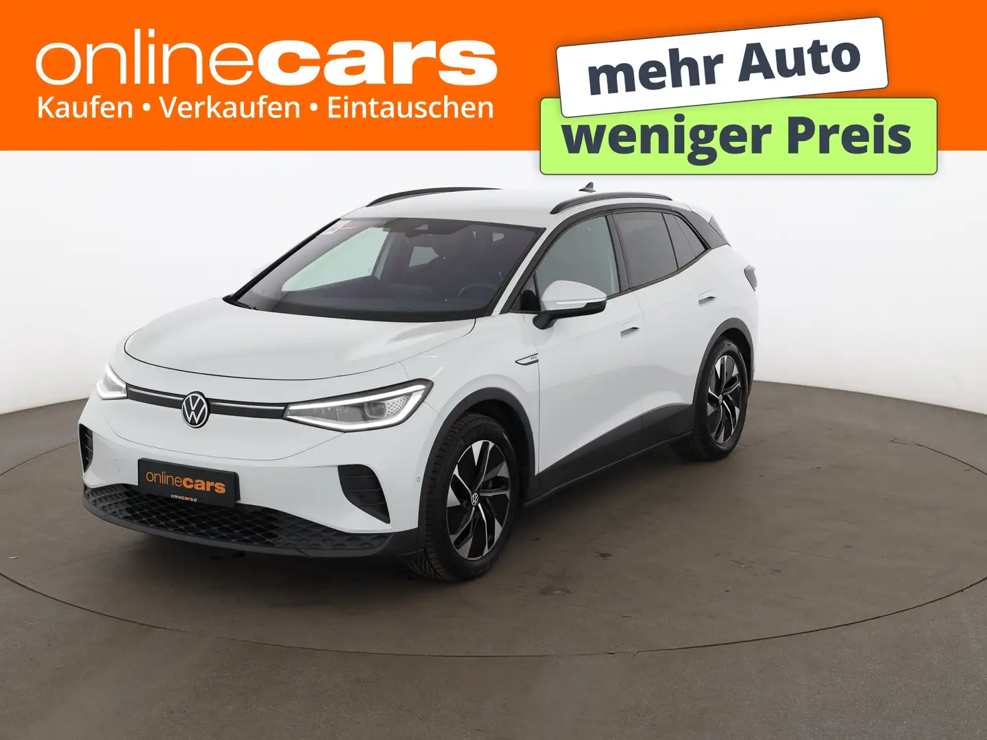 Volkswagen ID.4 Pro Performance 77kWh Aut MATRIX 360-CAM AHK Weiß - 1