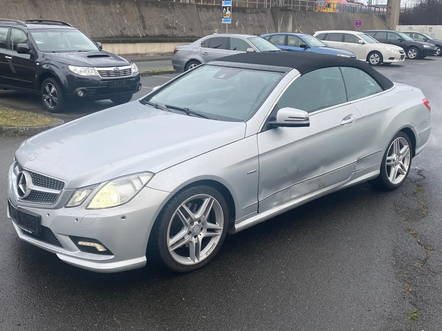 Mercedes-Benz E 350 E 350 CDI DPF Cabrio Elegance AMG Packet Silver - 1