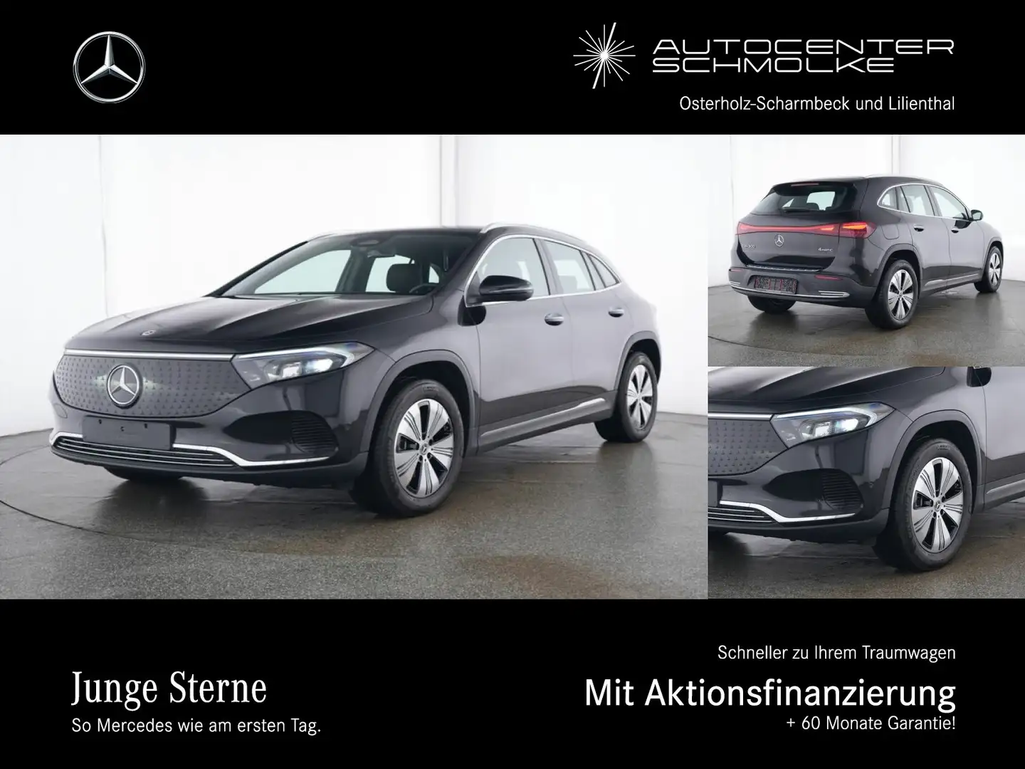 Mercedes-Benz EQA 300 EQA 300 4M ADVANCED+ AHK*AMBIENTE*KAMERA*TOTWI*. Negro - 1