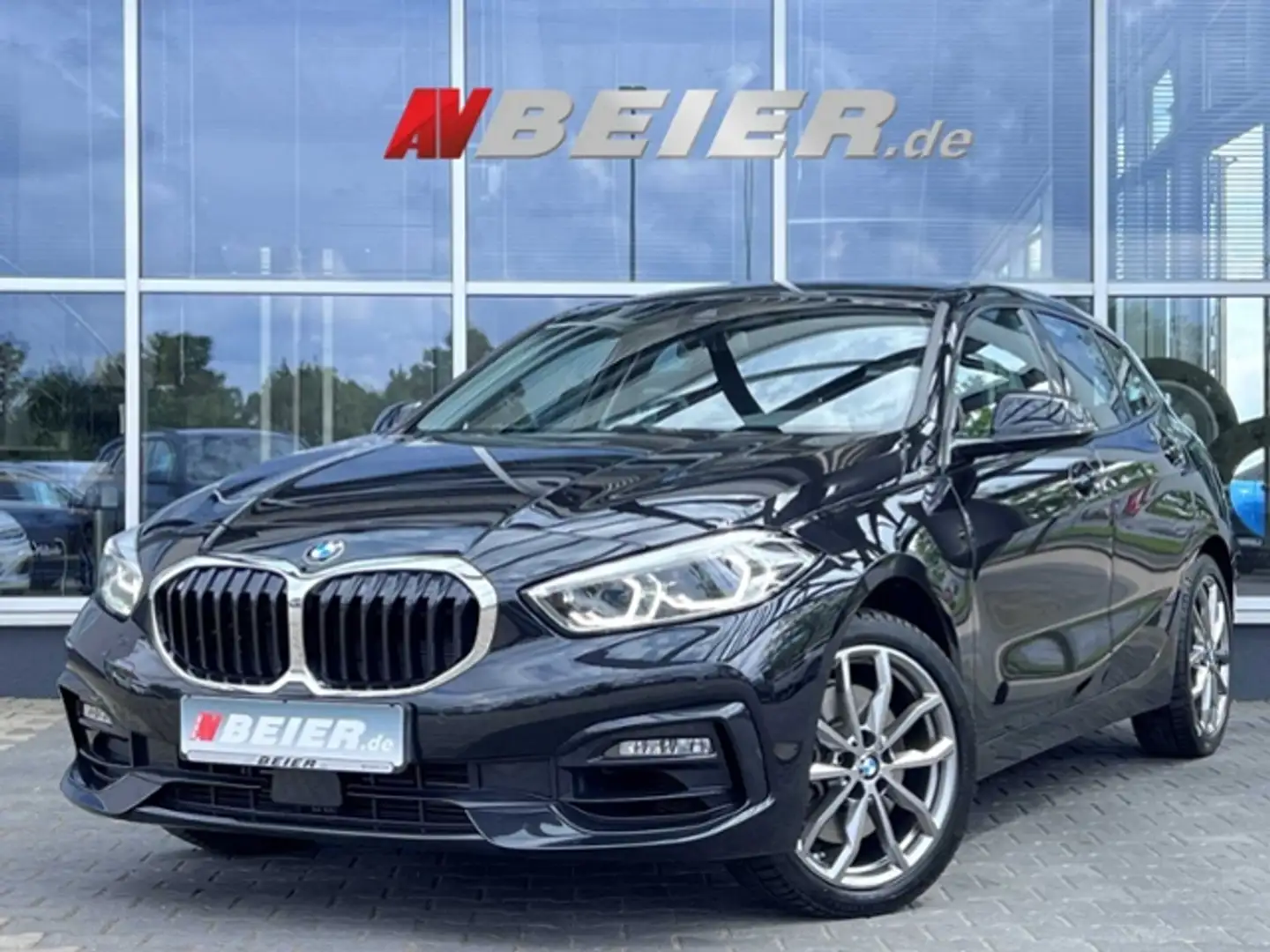 BMW 120 i Sport Line LED Lenkr.beheiz.el.Heckkl. Negru - 1