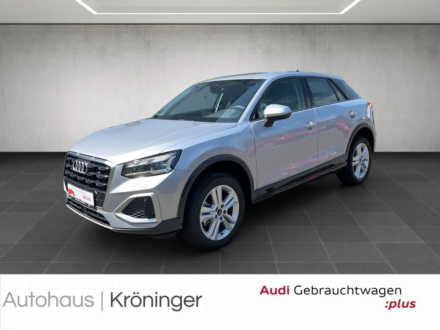 Audi Q2 35 TFSI advanced AHK Matrix Rück Klima Silber - 1