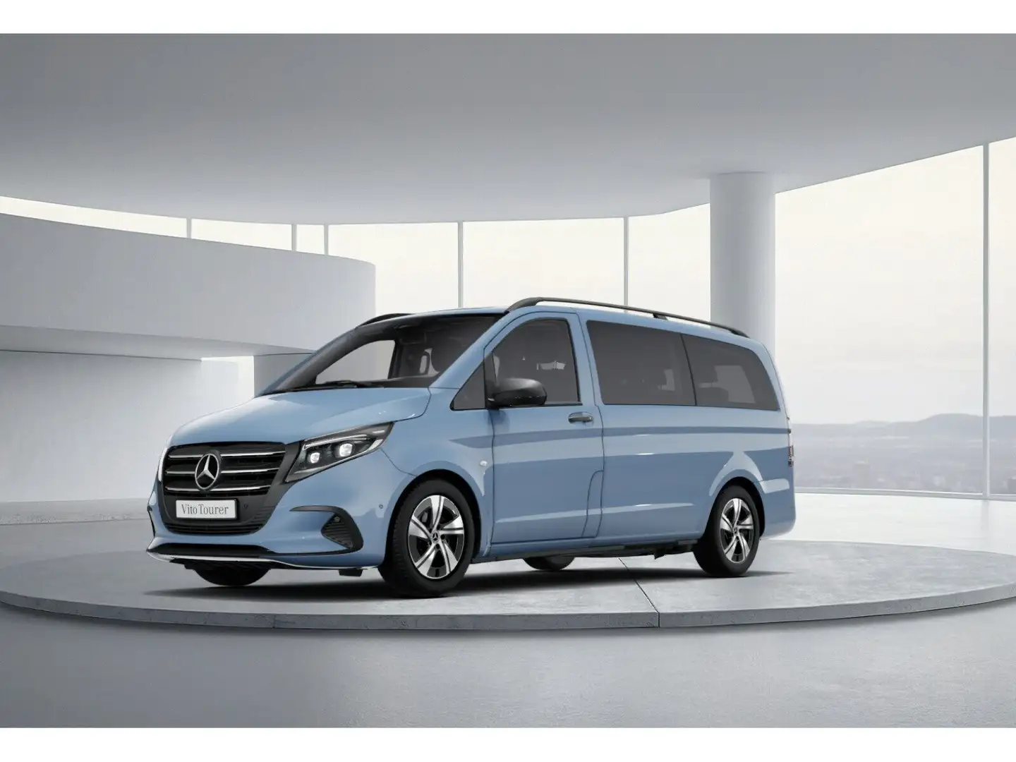 Mercedes-Benz Vito 114 CDI Kombi PRO Lang 8 Sitze LED PTS Blau - 1