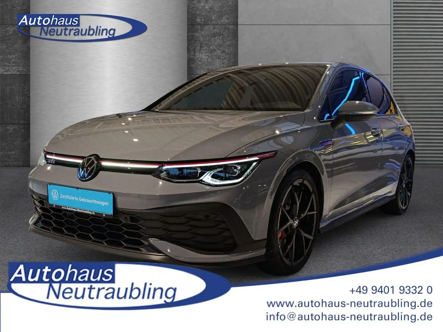 Volkswagen Golf 8 2.0 TSI "GTI CLUBSPORT" 300 PS DSG+NAVI+HEADUP+R Grau - 1