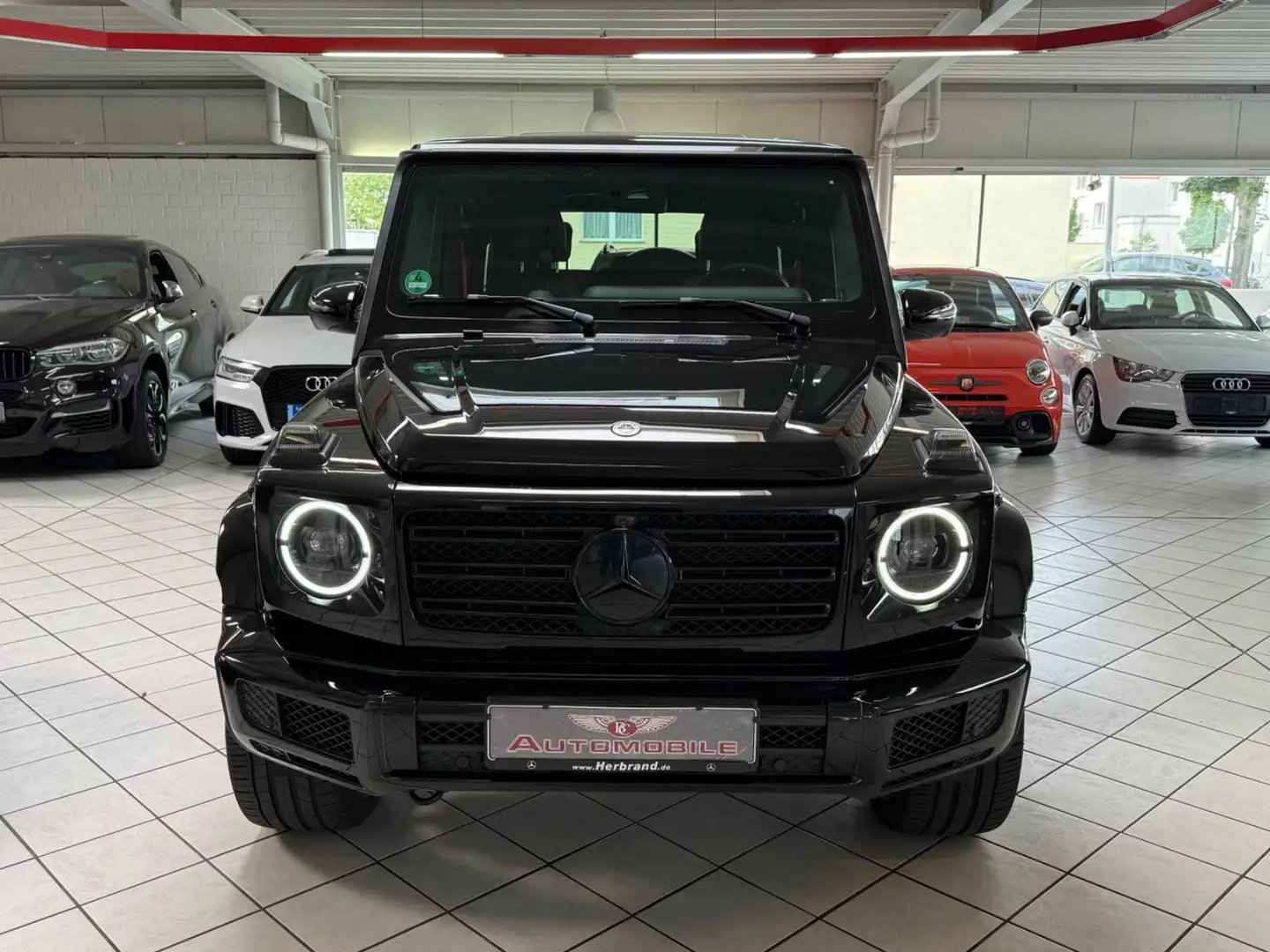 Mercedes-Benz G 500 G500 AMG MASSAGE 23 ZOLL BURMESTER 360° GARANTIE Schwarz - 2