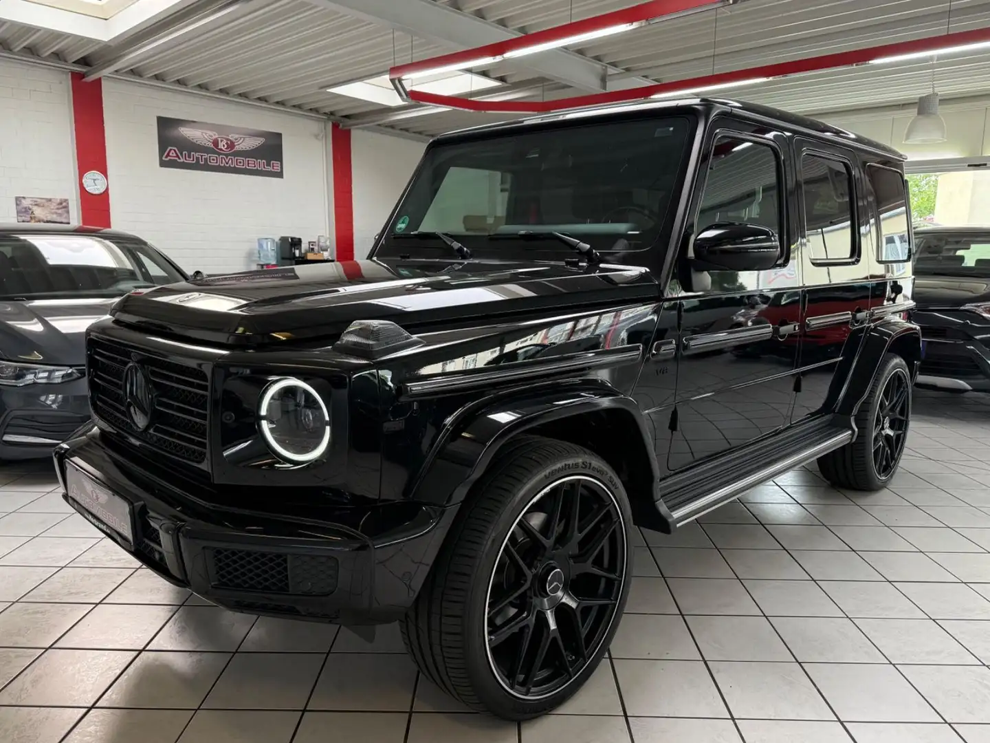 Mercedes-Benz G 500 G500 AMG MASSAGE 23 ZOLL BURMESTER 360° GARANTIE Schwarz - 1