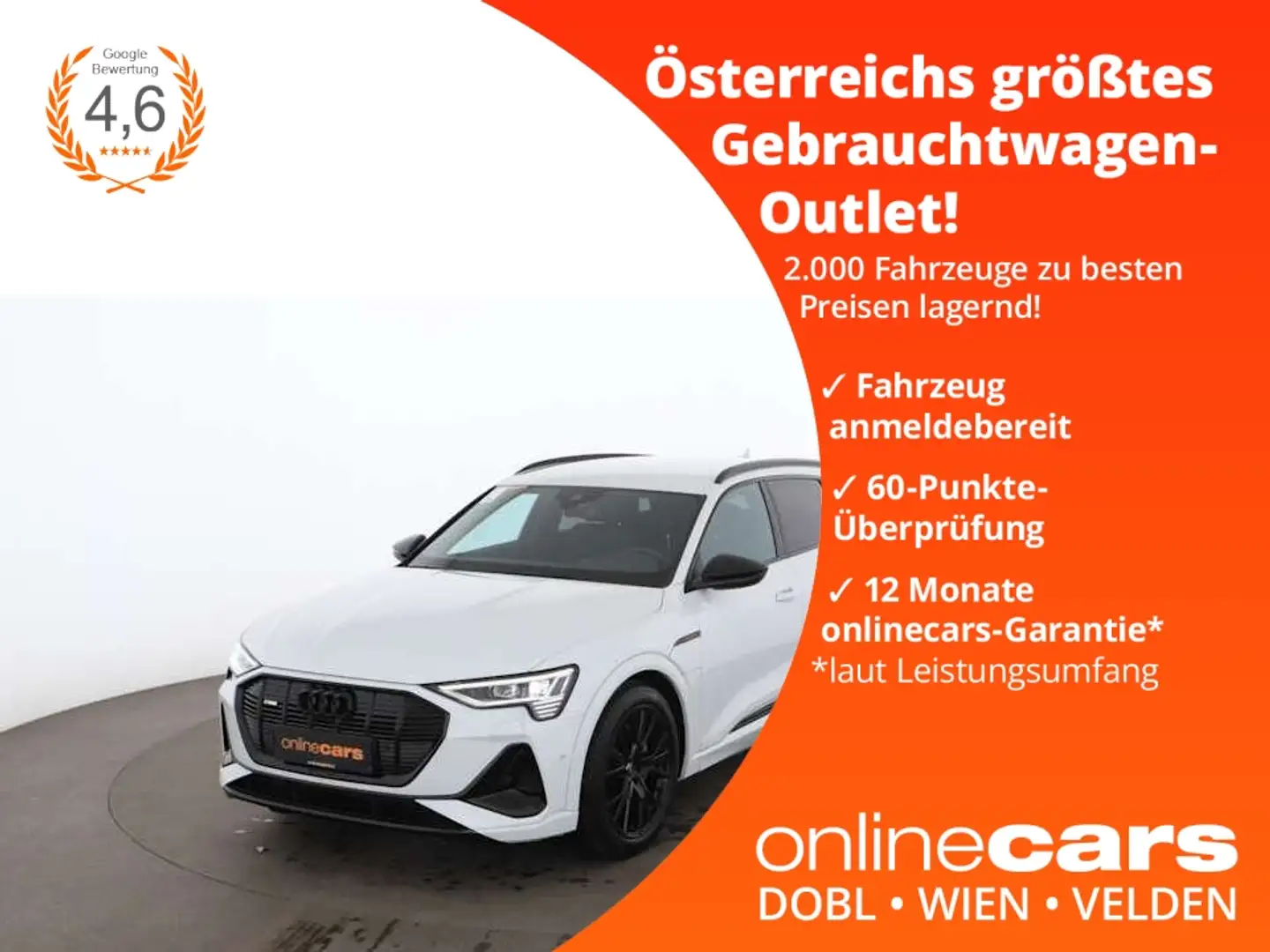 Audi e-tron 50 quattro S-Line 71 kWh Aut MATRIX LUFT Alb - 1
