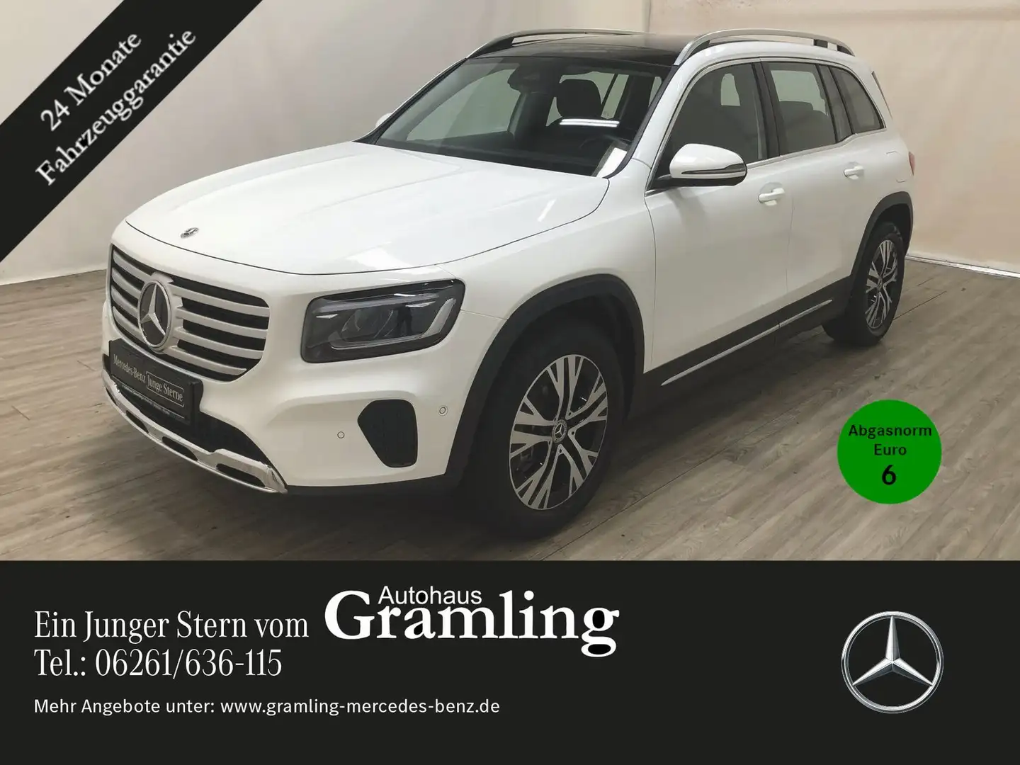 Mercedes-Benz GLB 220 4M Progressive AHK*Pano*Standheiz*Memory Weiß - 1