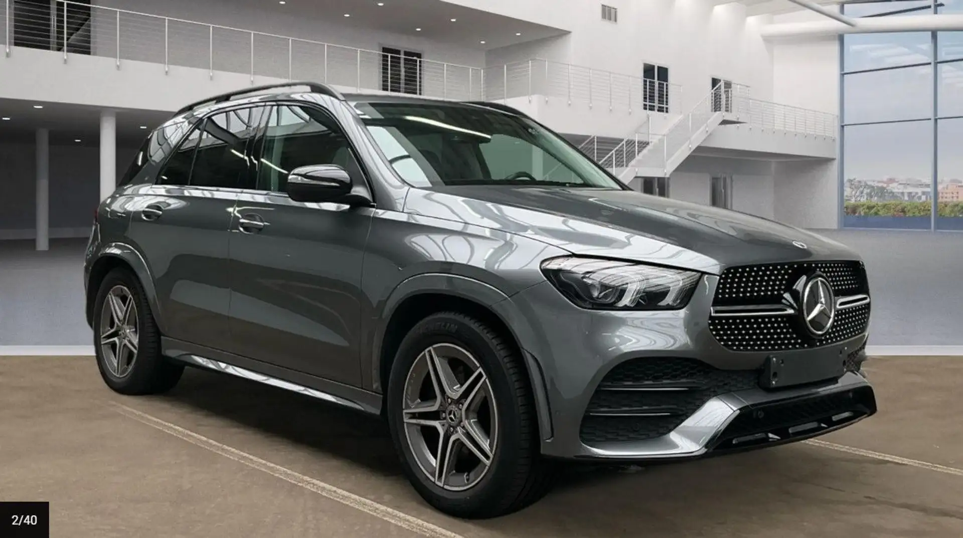 Mercedes-Benz GLE 350 de AMG AHK*Distro*Kamera*LED*Night*20 Gris - 2