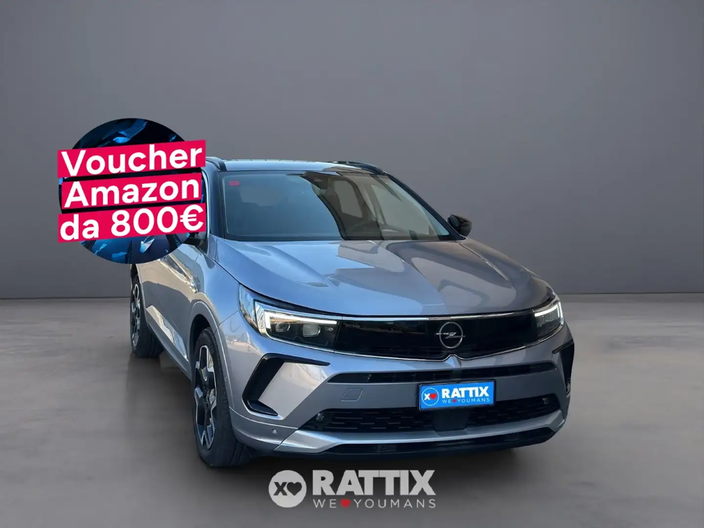 Opel Grandland 1.5 Ecotec 130CV Ultimate AT8 Grijs - 1