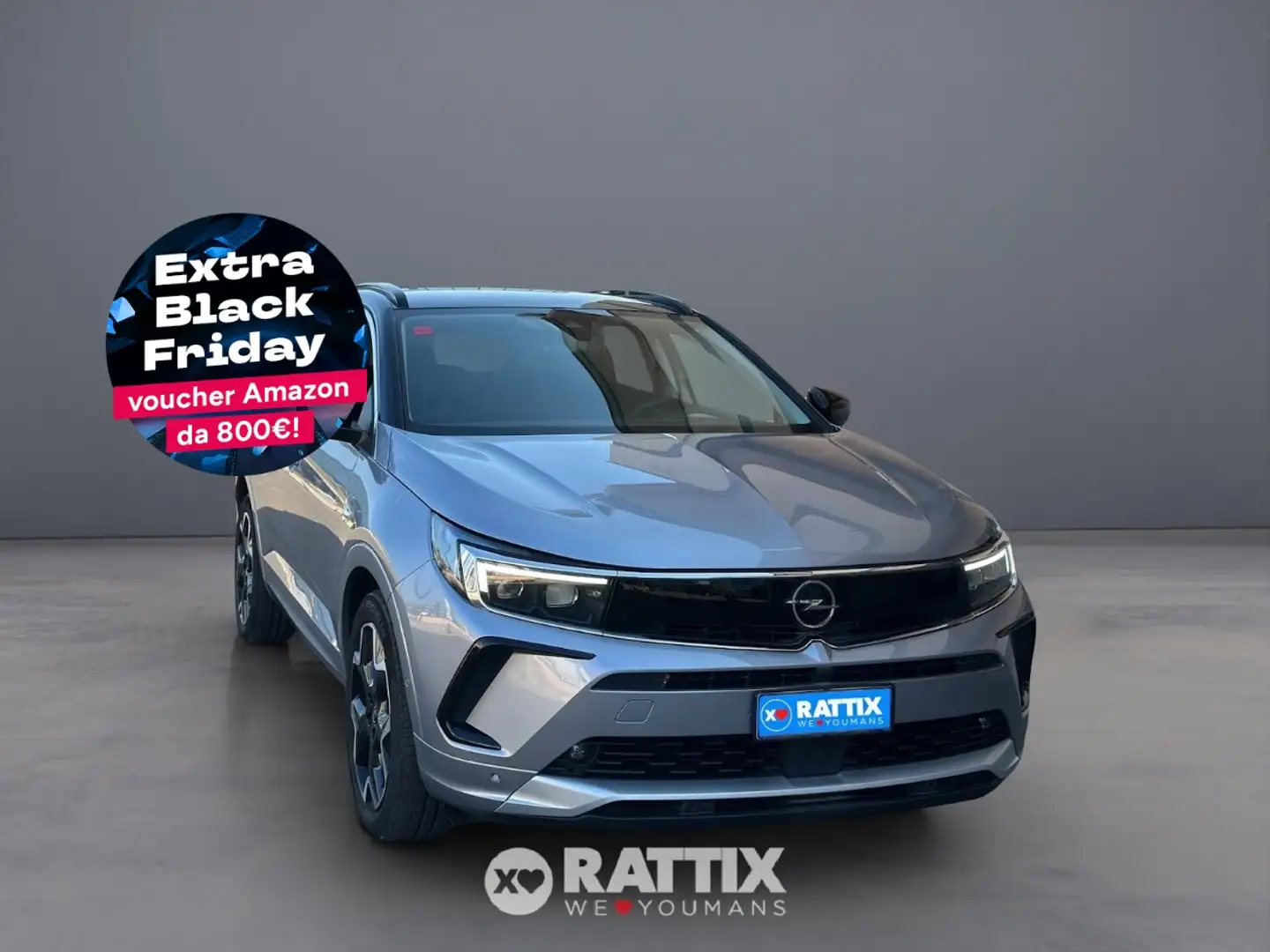 Opel Grandland 1.5 Ecotec 130CV Ultimate AT8 Grijs - 1