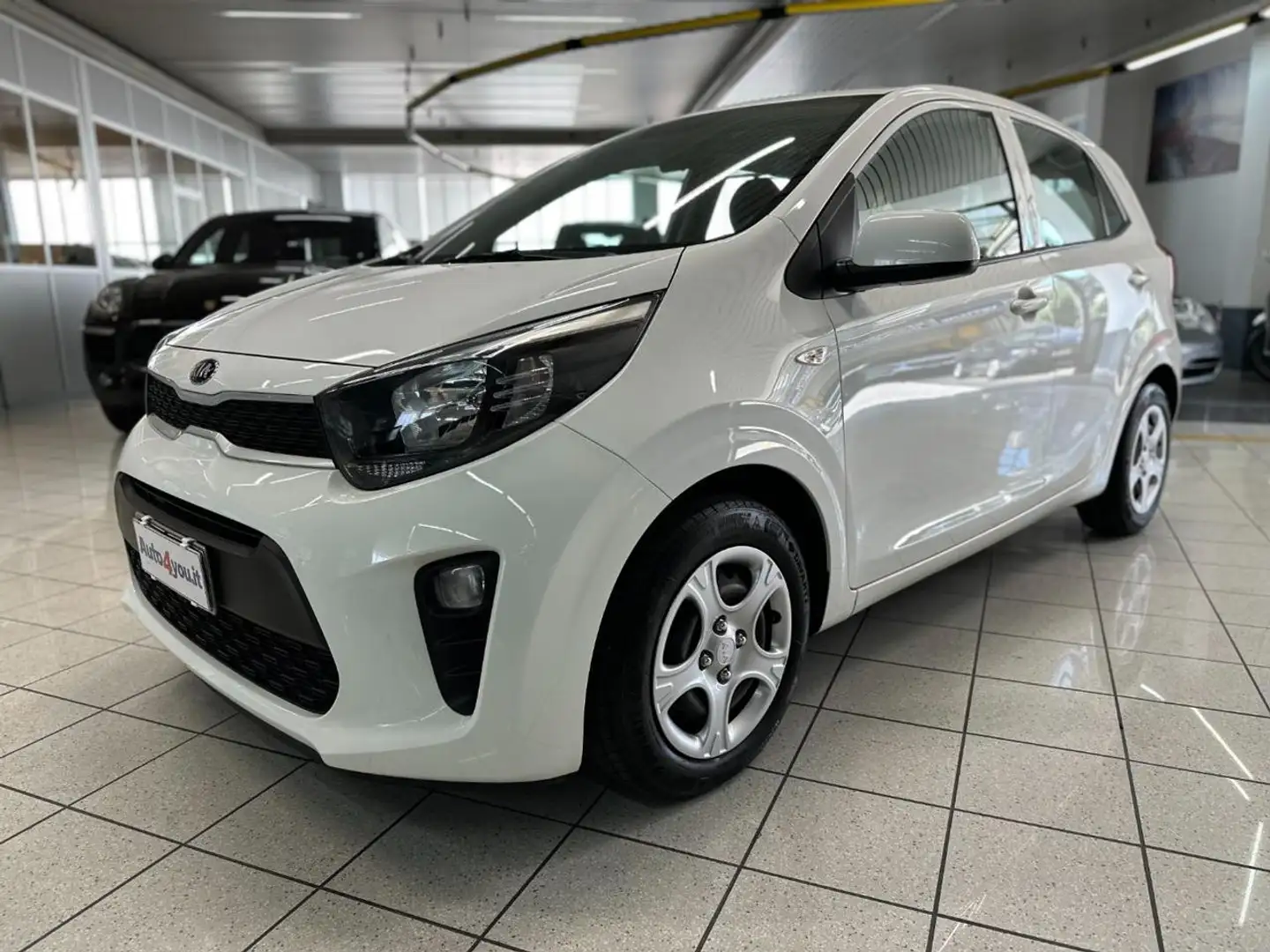 Kia Picanto 1.0 12V 5p. Active - UNI PROP - IVA ESP - NEOPAT Bianco - 2