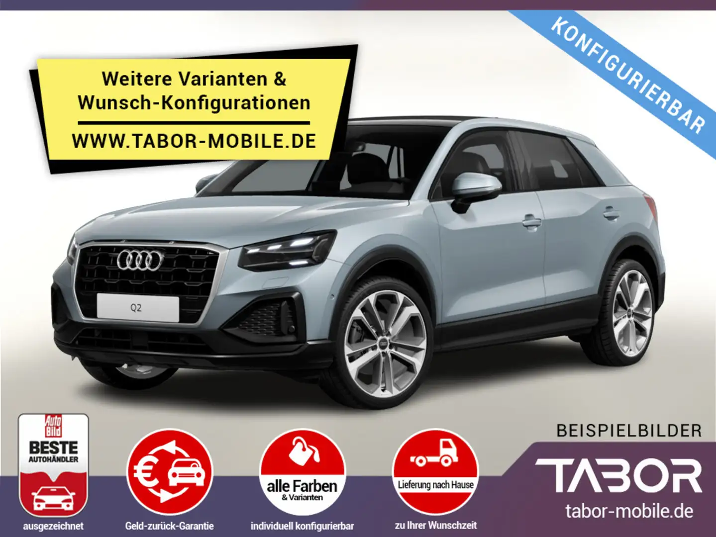 Audi Q2 30 TFSI 116 LED VirCo PDC LaneA MMI Radio+ Bílá - 1
