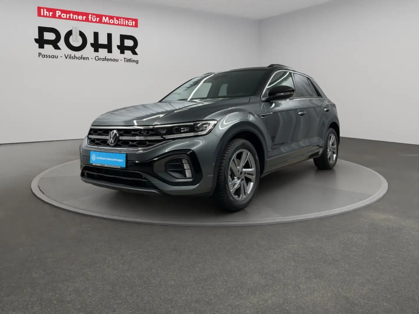 Volkswagen T-Roc R-Line (Garantie 11/2029.AHK.Kamera.Standheizung) Grau - 2