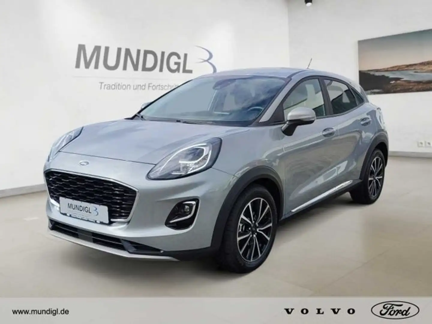 Ford Puma MHEV Titanium NAVI,Klimaaut.,LED,SHZ,FSH,FS Silber - 1