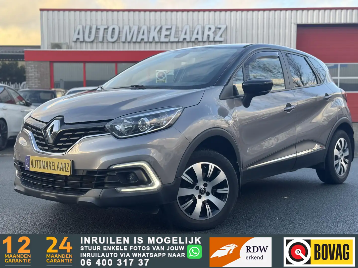 Renault Captur 1.5 dCi Intens TREKHAAK NAVI PDC STOELVERW. Grau - 1
