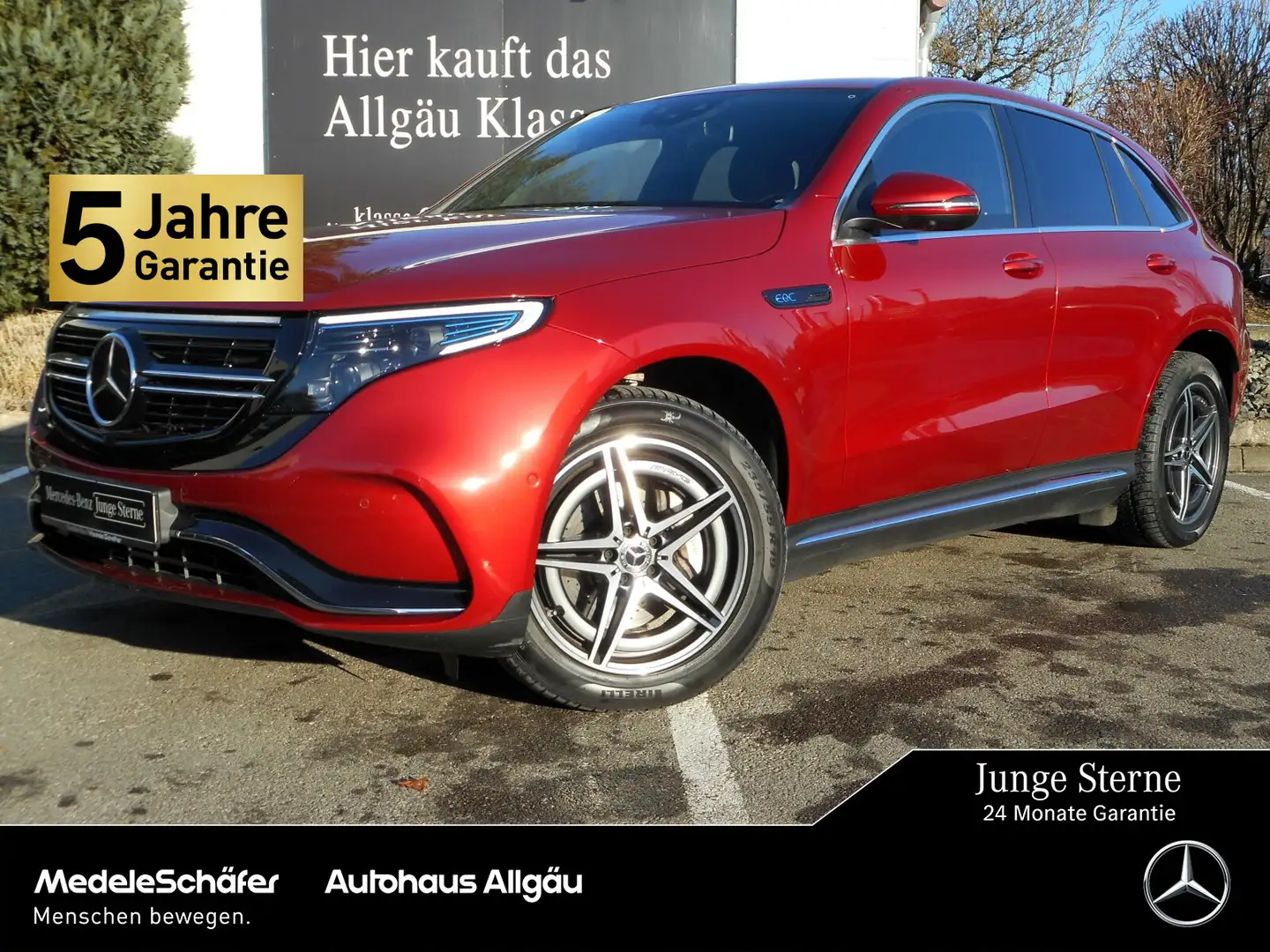 Mercedes-Benz EQC 400 EQC 400 4MATIC AMG MLed HuD Distro SHD AMG Line Rot - 1