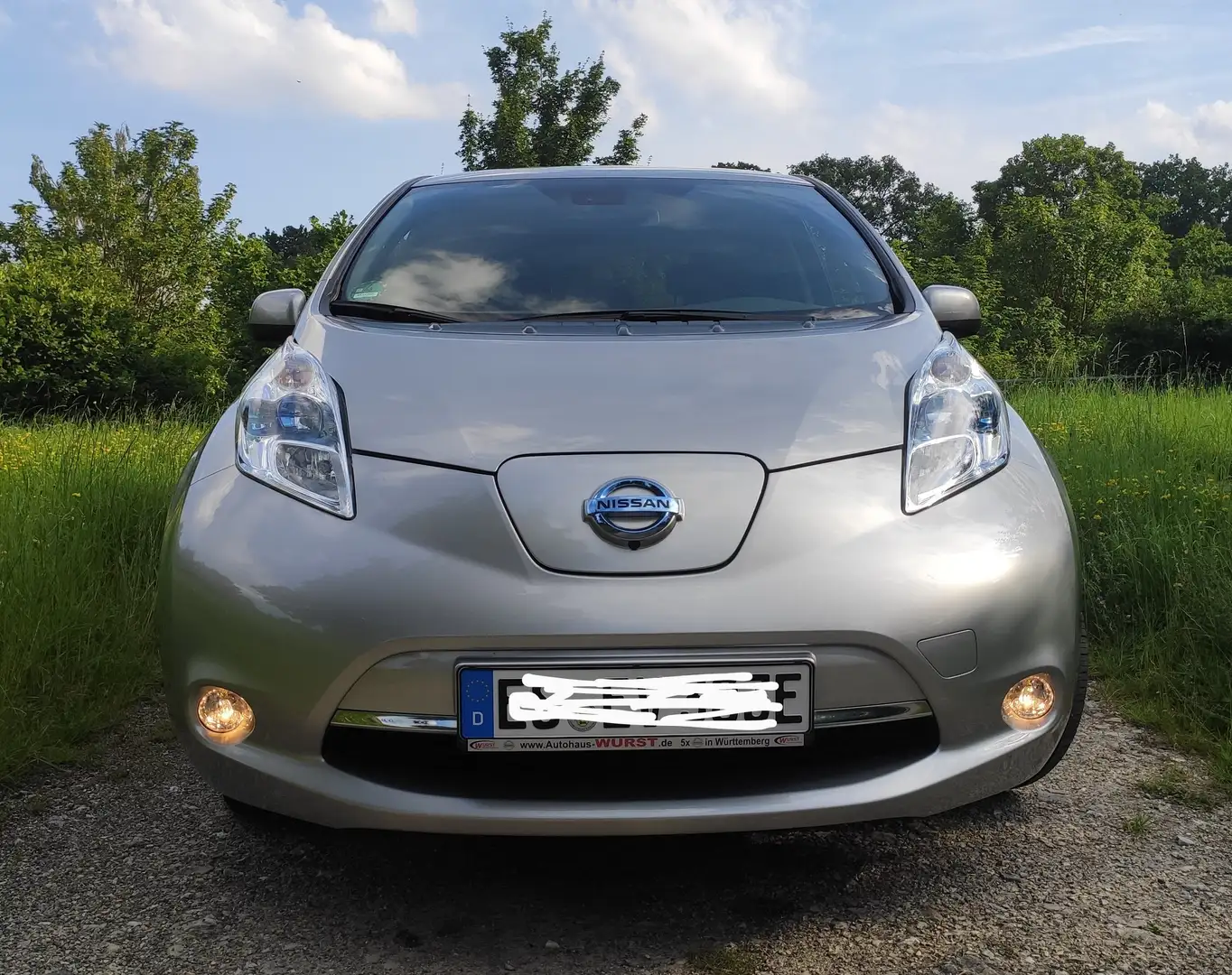 Nissan Leaf Leaf 24 kWh (mit Batterie) Tekna Silver - 2