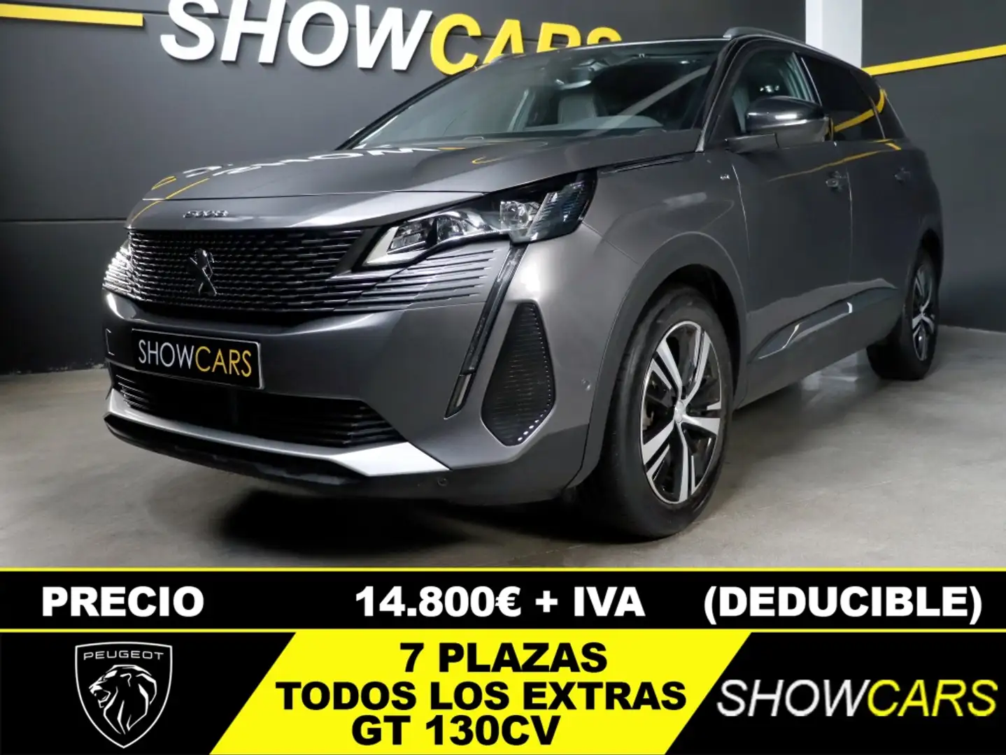 Peugeot 5008 1.5BlueHDi S&S GT EAT8 130 Gris - 1