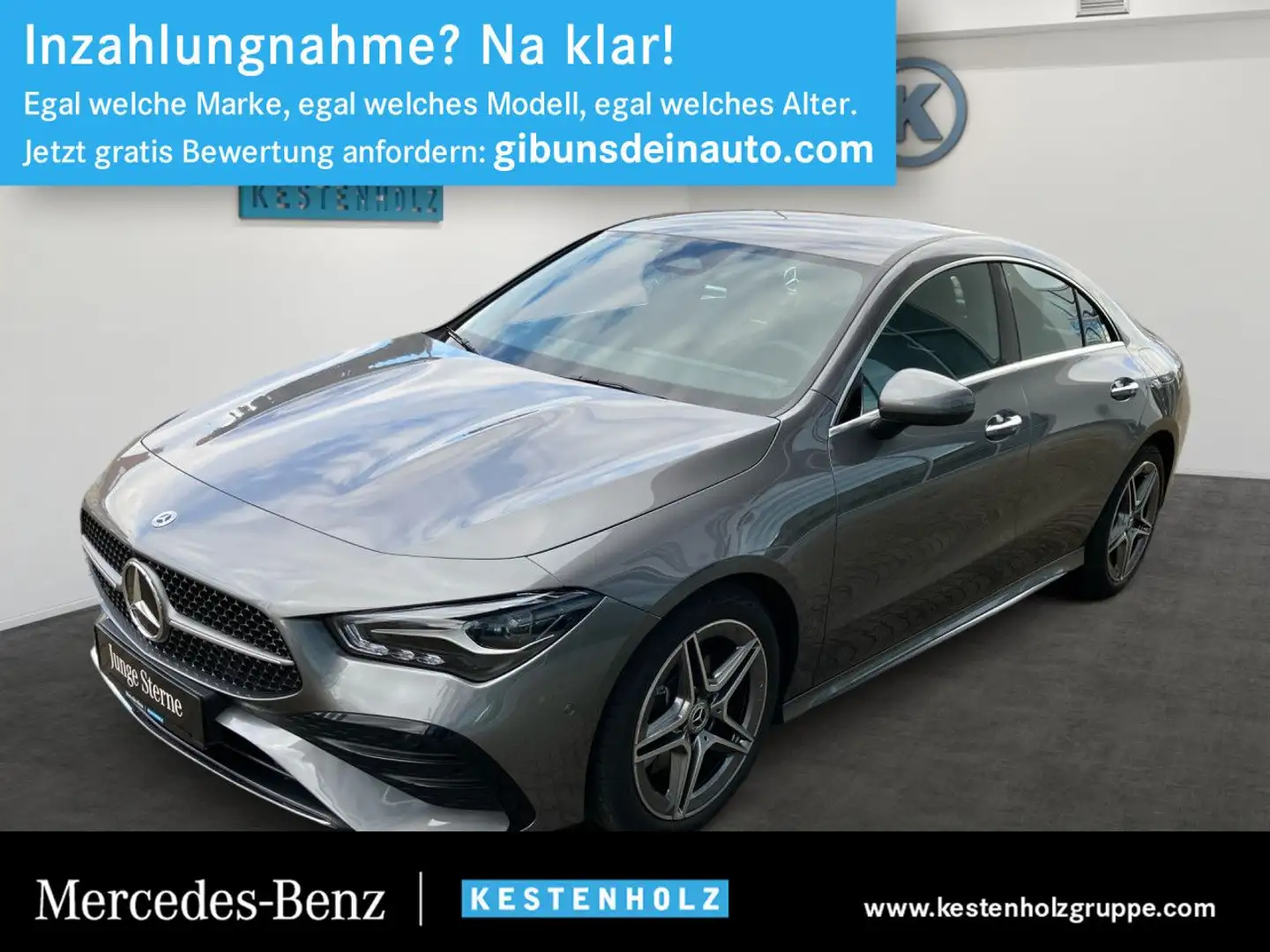 Mercedes-Benz CLA 200 AMG+KAMERA+AHK+KEYLESS+TOTWNKL+AMBIENTE Grau - 1