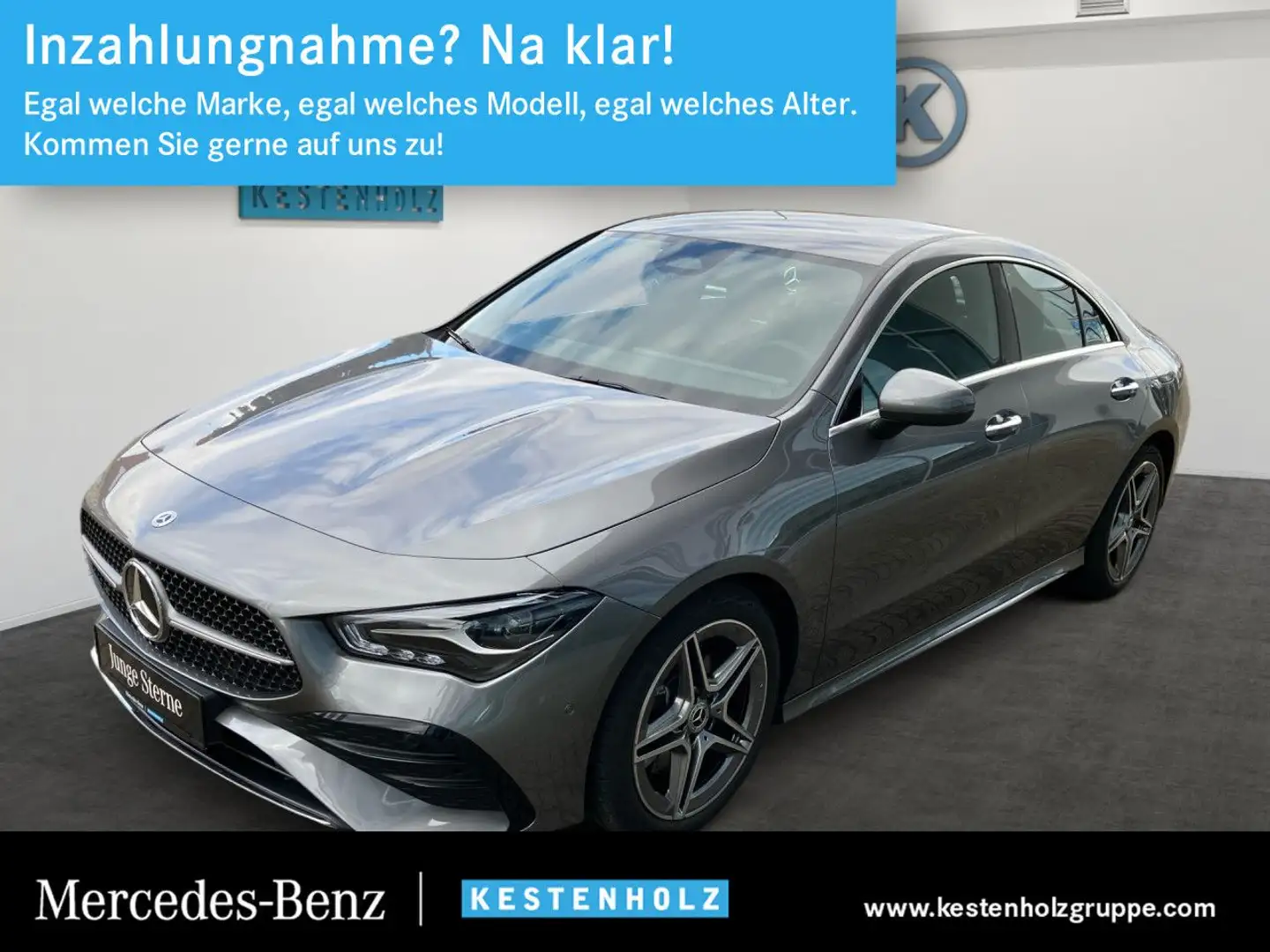 Mercedes-Benz CLA 200 AMG+KAMERA+AHK+KEYLESS+TOTWNKL+AMBIENTE Gris - 1