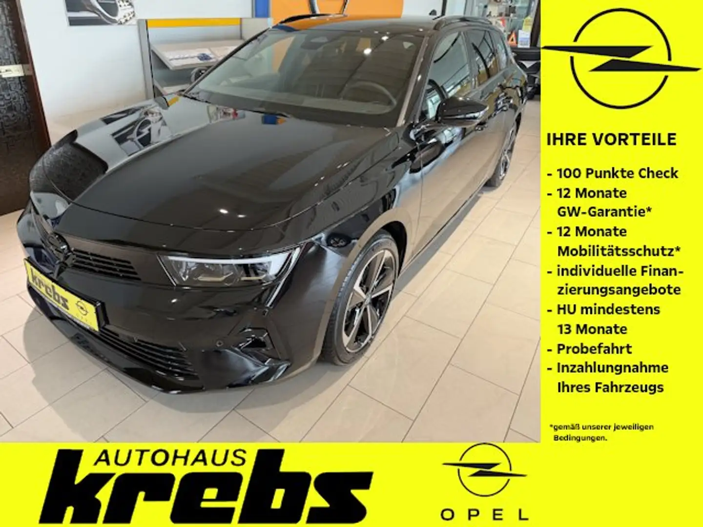 Opel Astra Sports Tourer 1.2 Turbo GS -Navi -Sitzheizung -AHK Nero - 1