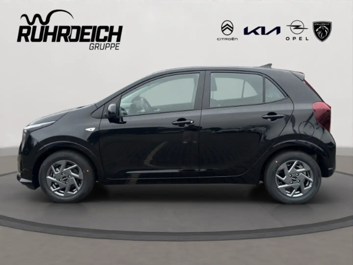 Kia Picanto 1,0 Vision Navi Kamera DAB SHZ LHZG Klima PTC hi. Zwart - 2
