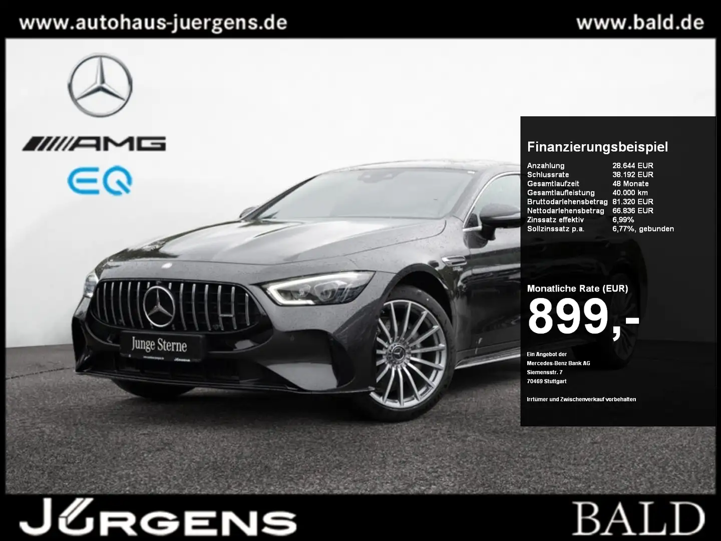 Mercedes-Benz AMG GT 53 4M+ V8-Style/Aero/SHD/Distr/Memo/HUD Grijs - 1