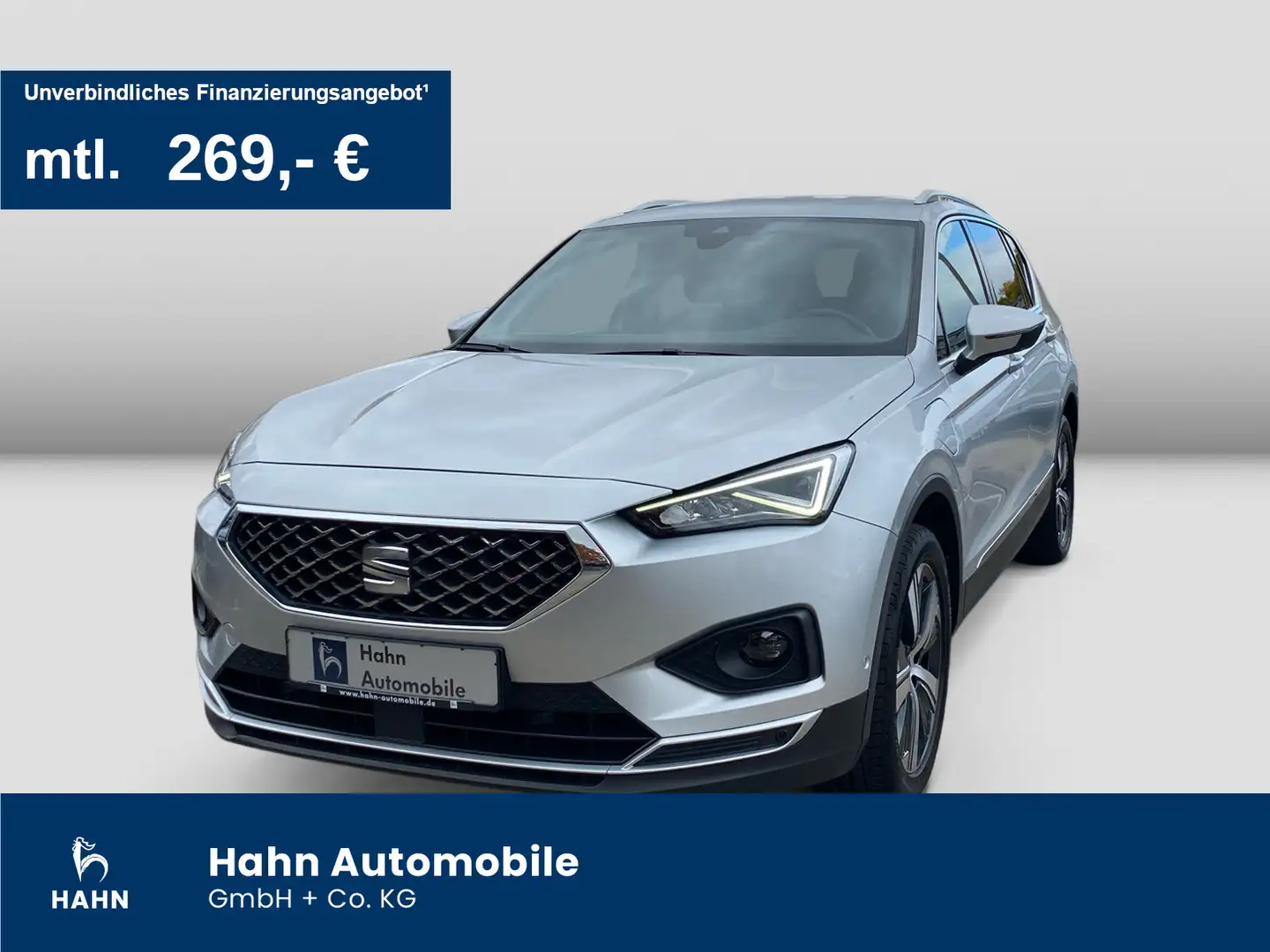 SEAT Tarraco 1.4e-HYBRID DSG Xcellence AHK Cam Navi Silber - 1