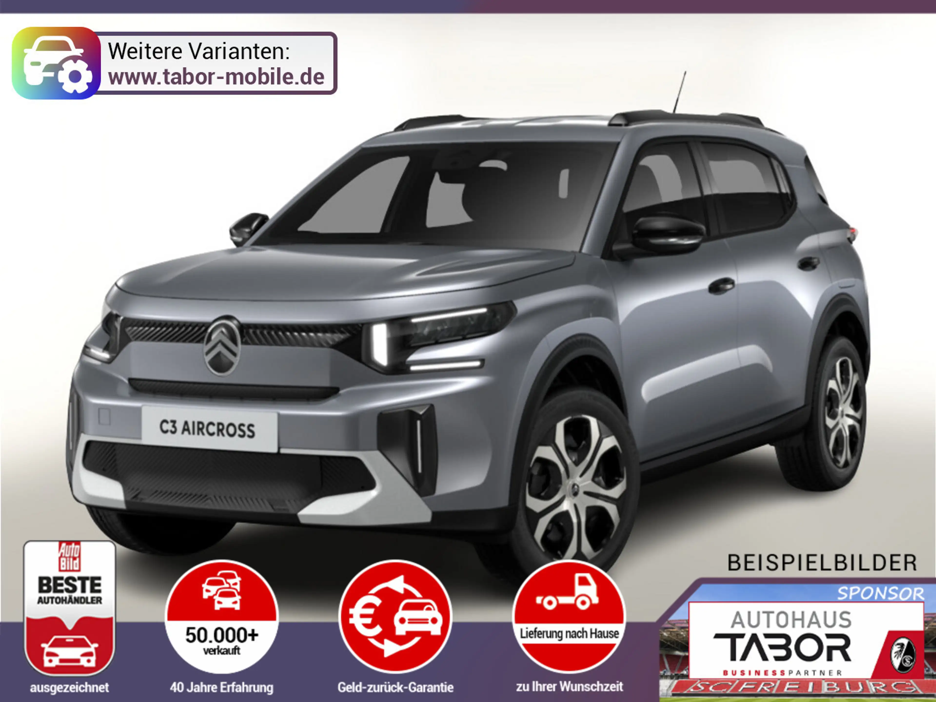 Citroen C3 Aircross PLUS PDC Kam CarPlay PrivG UVP-27%*