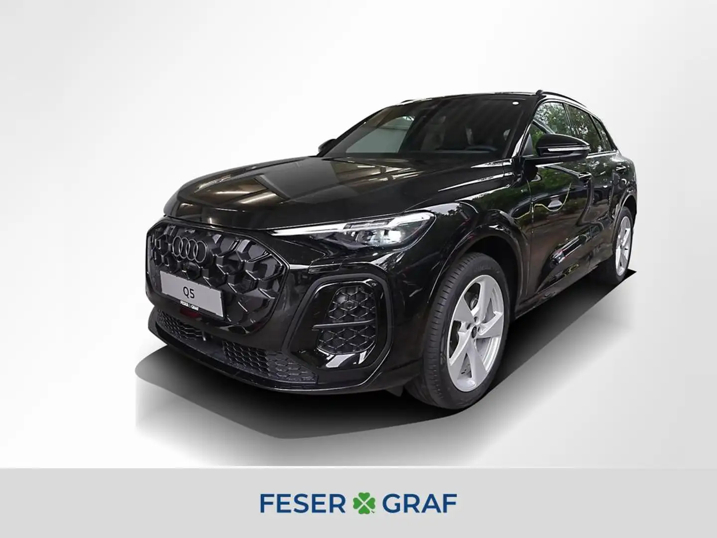 Audi Q5 e-hybrid quattro S line AHK Tech plus 360° Schwarz - 1