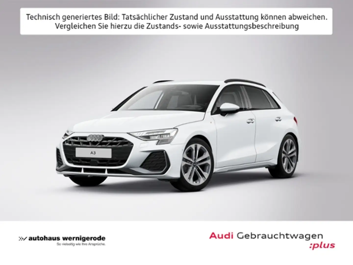Audi A3 Sportback S line 30 TFSI 85(116) kW(PS) S tronic* Weiß - 1