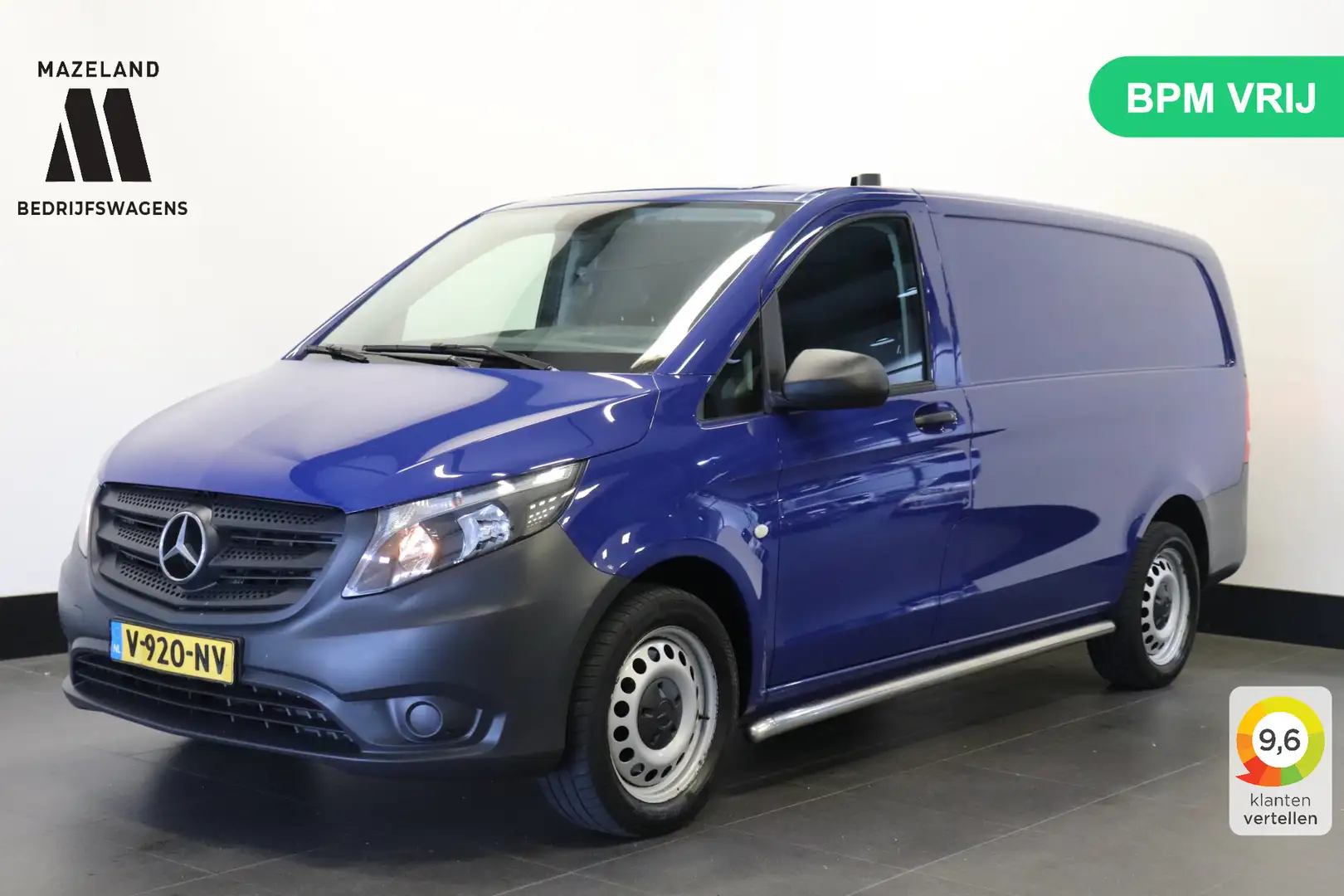 Mercedes-Benz Vito 114 CDI Lang Automaat EURO 6 - Airco - Navi - Crui Blu/Azzurro - 1