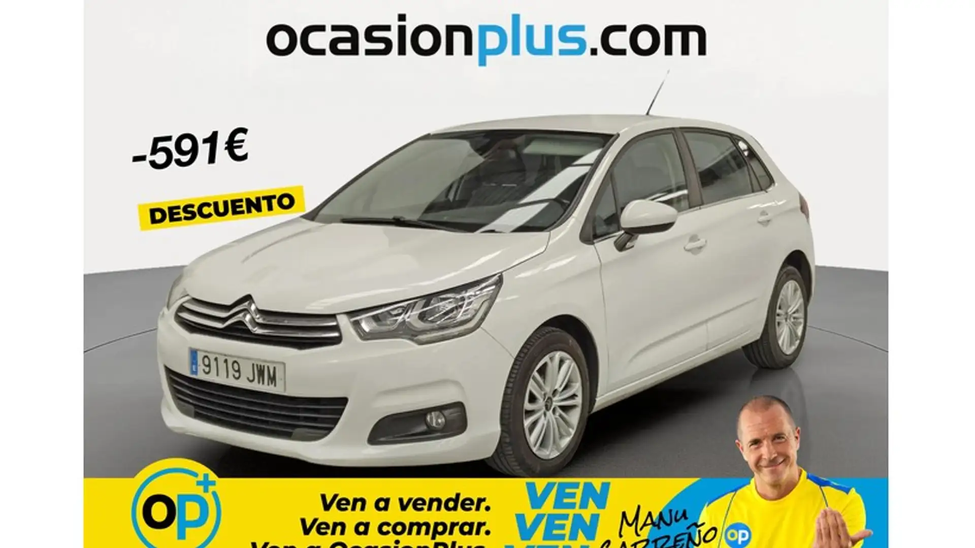 Citroen C4 1.6BlueHDI Live Edition 100 Blanco - 1