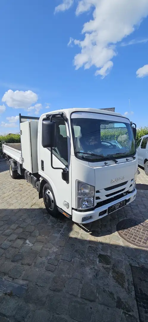 Isuzu N1R BENNE BASCULANTE TRI BENNE Blanc - 2