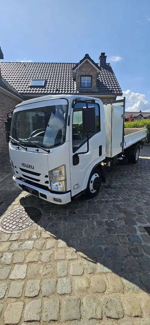 Isuzu N1R BENNE BASCULANTE TRI BENNE Blanc - 1