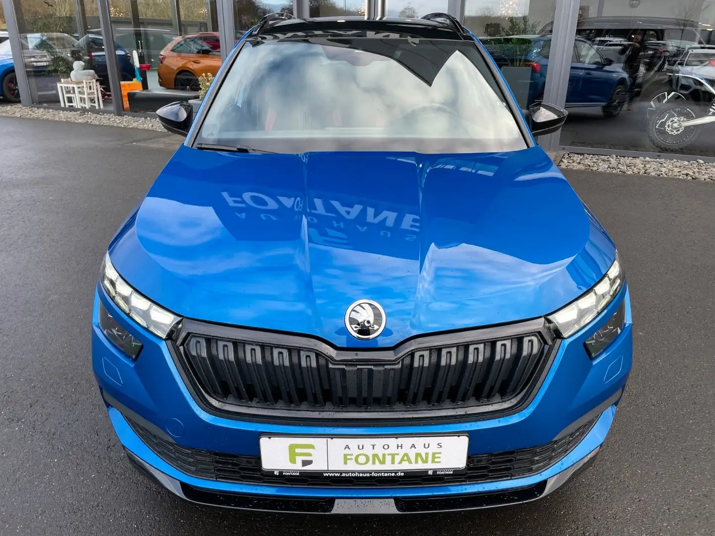 Skoda Kamiq 1,0TSi DSG Monte Carlo 17" Navi Kamera Blauw - 2