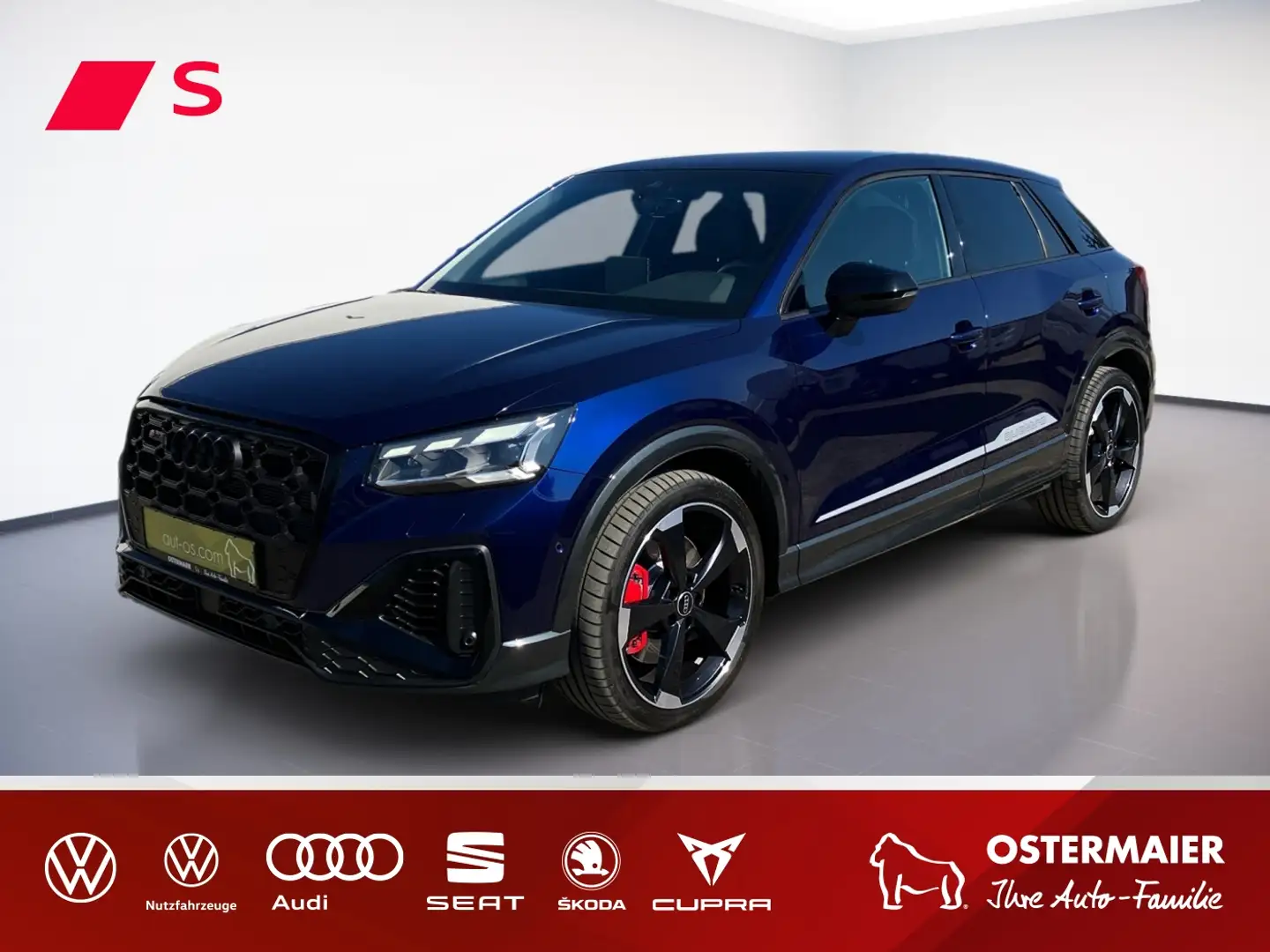 Audi SQ2 QUATTRO 2.0TFSI 300PS.STRONIC.MATRIX.NAVI.AHK.KAME Blau - 1