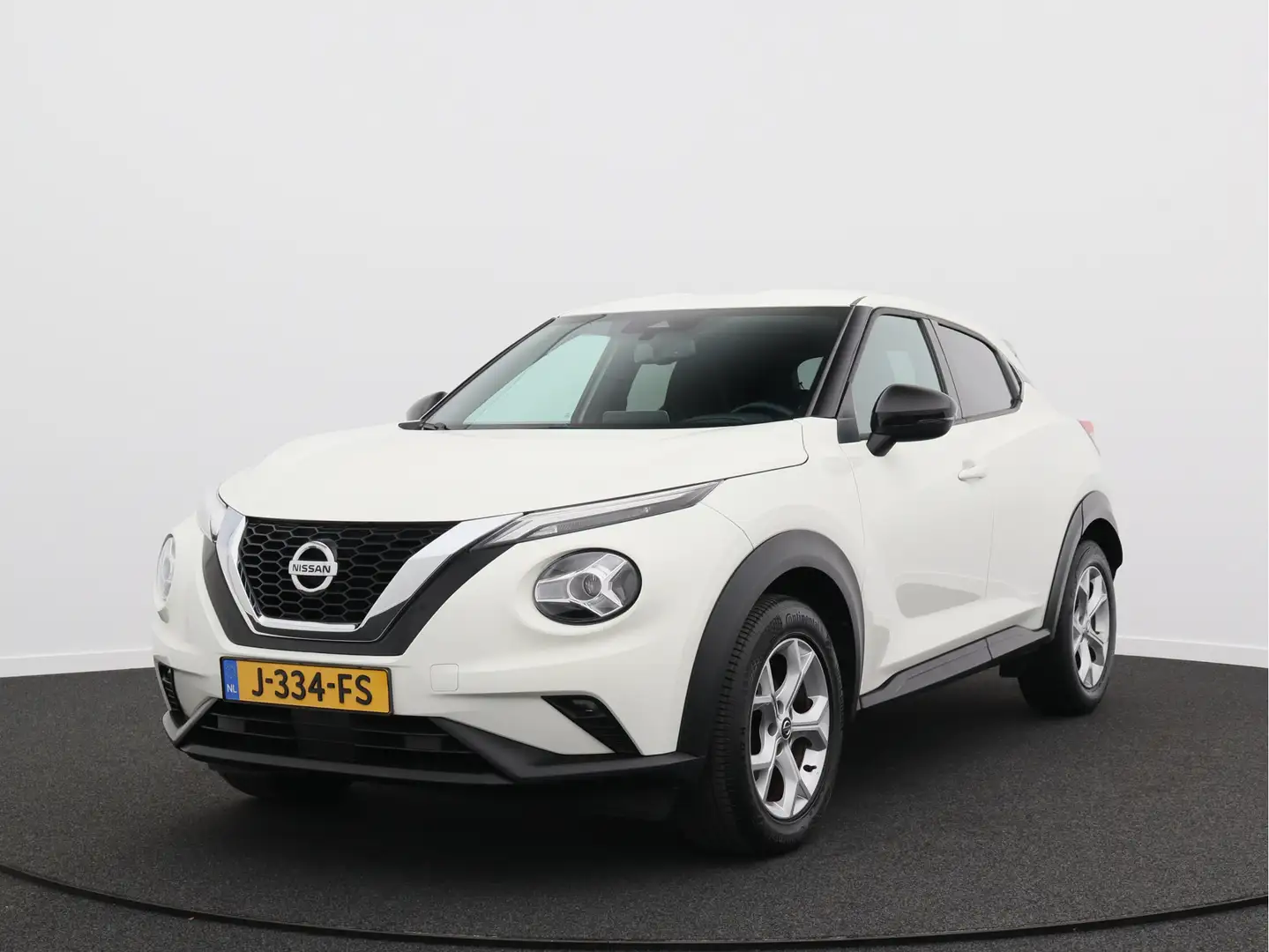 Nissan Juke 1.0 DIG-T N-Connecta/ lage km/ achteruitrijcamera! Blanco - 1