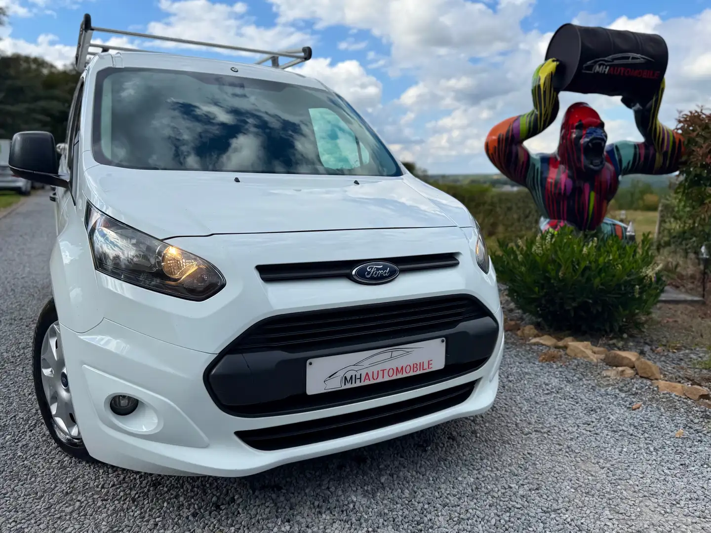 Ford Transit Connect 1.5 TDCi 3 PLACES (EU6) White - 1