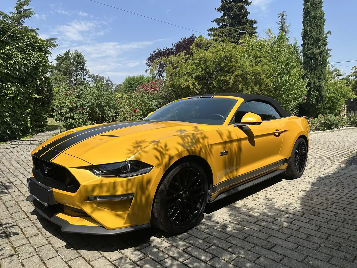 Ford Mustang Mustang Convertible 5.0 Ti-VCT GT Aut. GT Jaune - 1