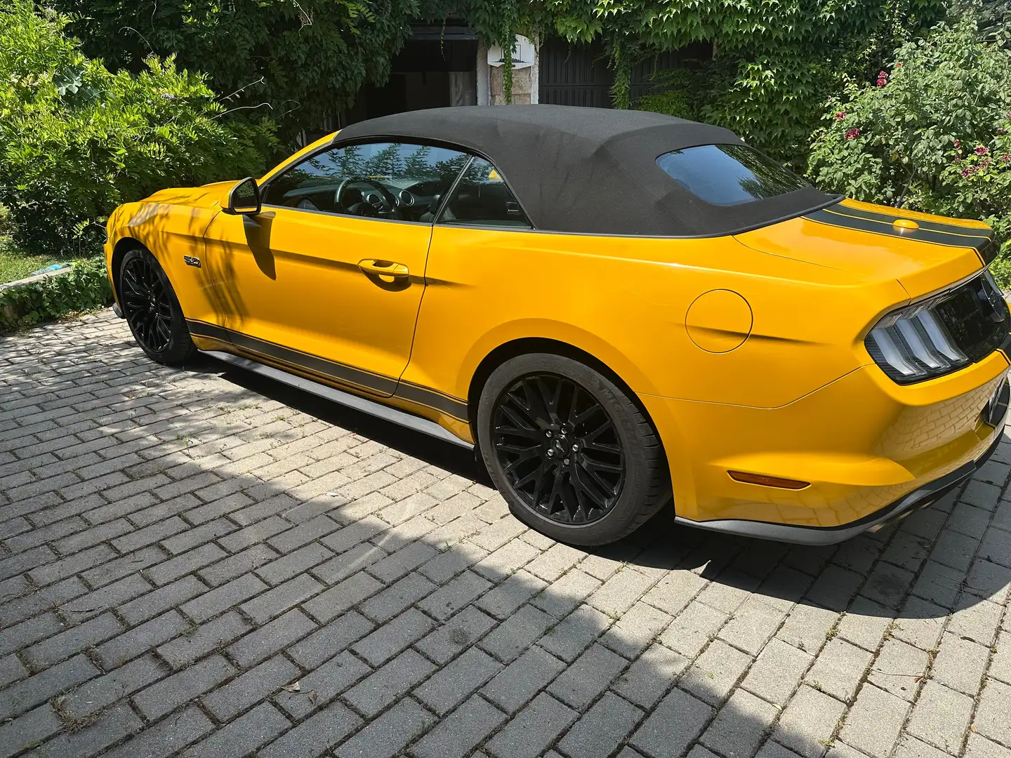 Ford Mustang Mustang Convertible 5.0 Ti-VCT GT Aut. GT Jaune - 2