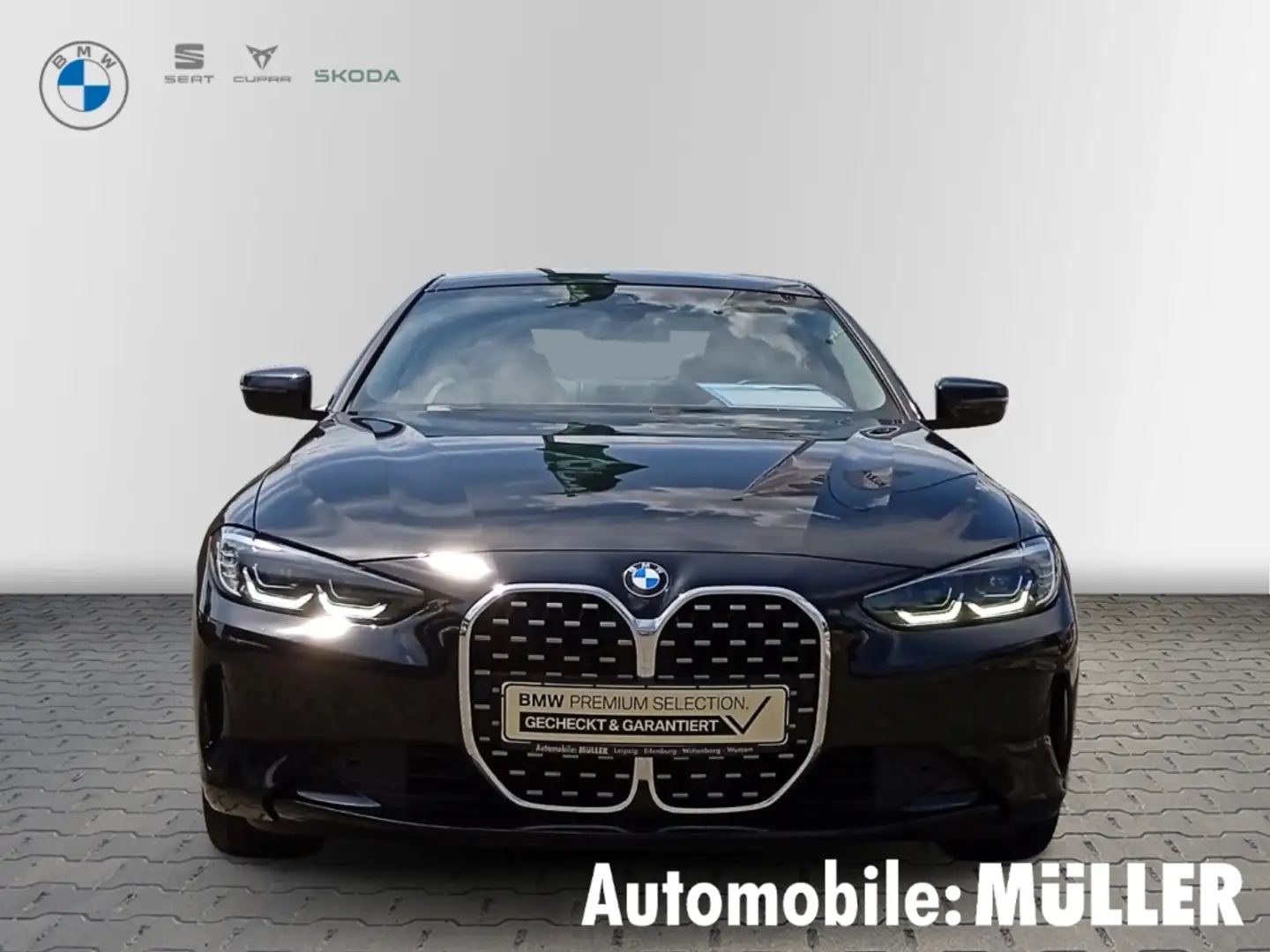 BMW 420 d Coupe+KAMERA+KLIMAAUTOM.+KEYLESS+DAB+ Schwarz - 2