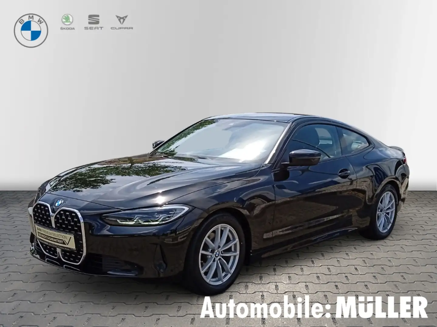 BMW 420 d Coupe Mild-Hybrid EU6d Navi Digitales Cockpit LE Schwarz - 1
