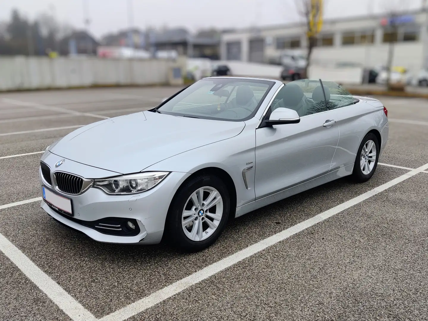 BMW 420 420d Cabrio Luxury Line mit Hardtop | ÖAMTC geprüft Silber - 1