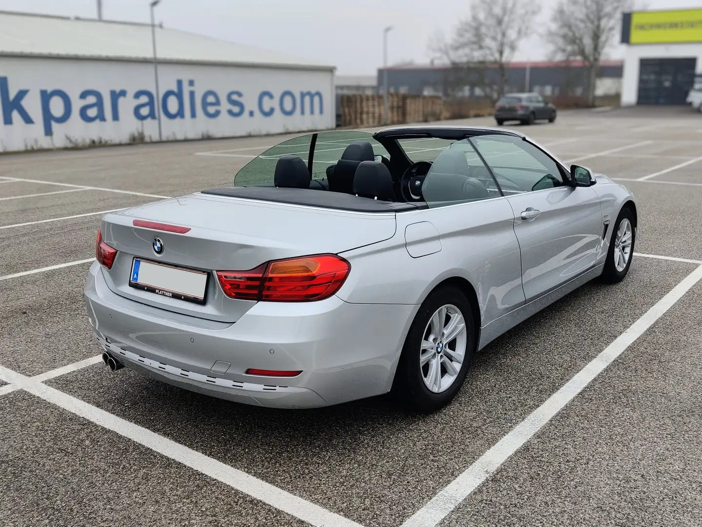 BMW 420 420d Cabrio Luxury Line mit Hardtop | ÖAMTC geprüft Silber - 2