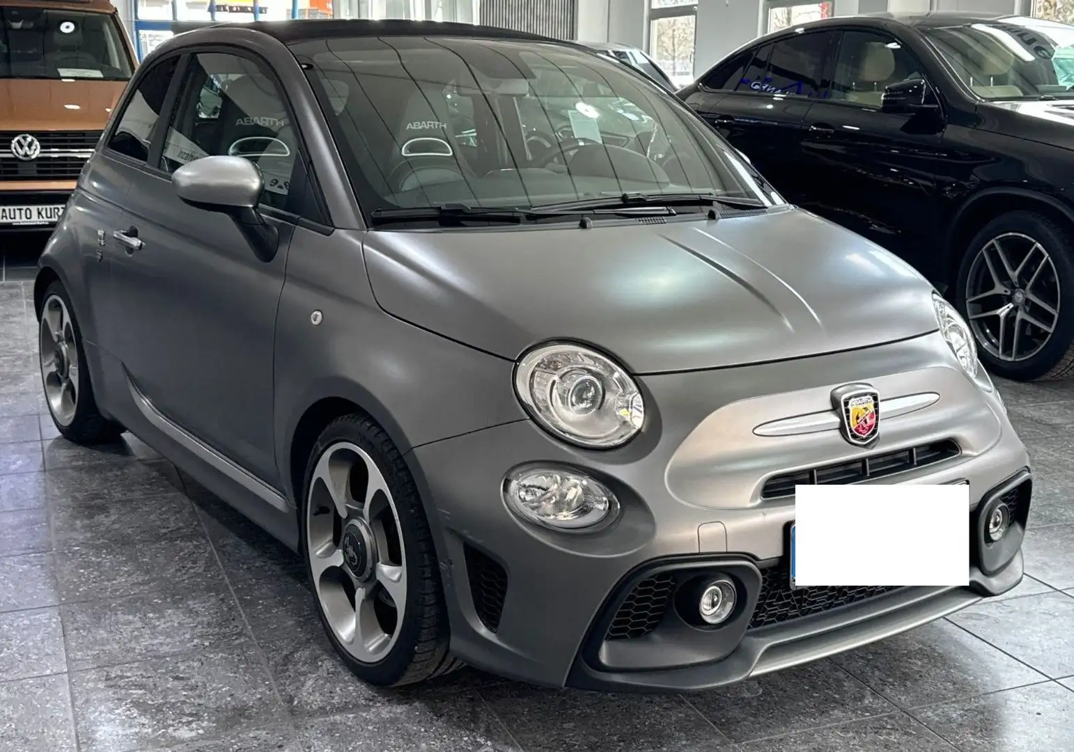 Abarth 595 Turismo 500C 1.4 Turbo T-Jet 165 CV Turismo PELLE+CARPLAY Gri - 2