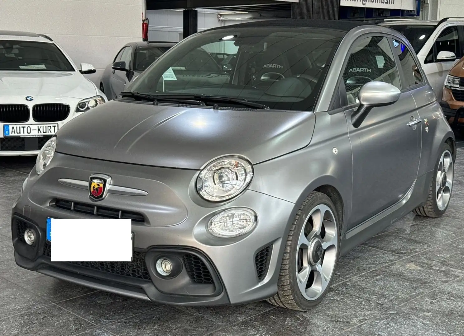 Abarth 595 Turismo 500C 1.4 Turbo T-Jet 165 CV Turismo PELLE+CARPLAY Gri - 1